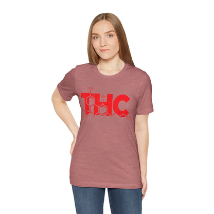 THC Molecule T-Shirt — Chemistry Graphic Cannabis Tee