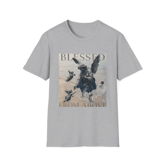 Guardian Angels Graphic T-Shirt — Vintage Statue Design