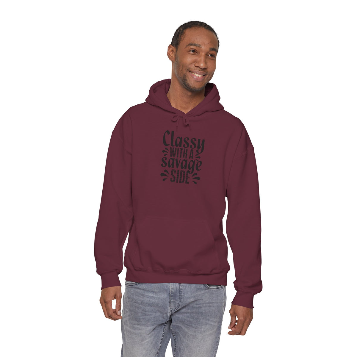 Classy with A Savage Side Hooded Sweatshirt