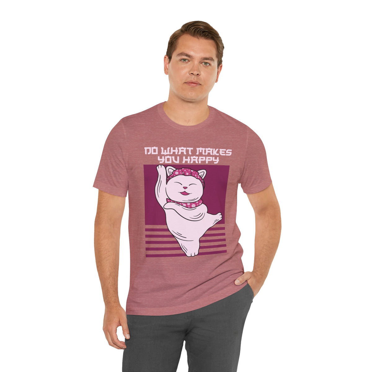 Do What Makes You Happy Cat Tee