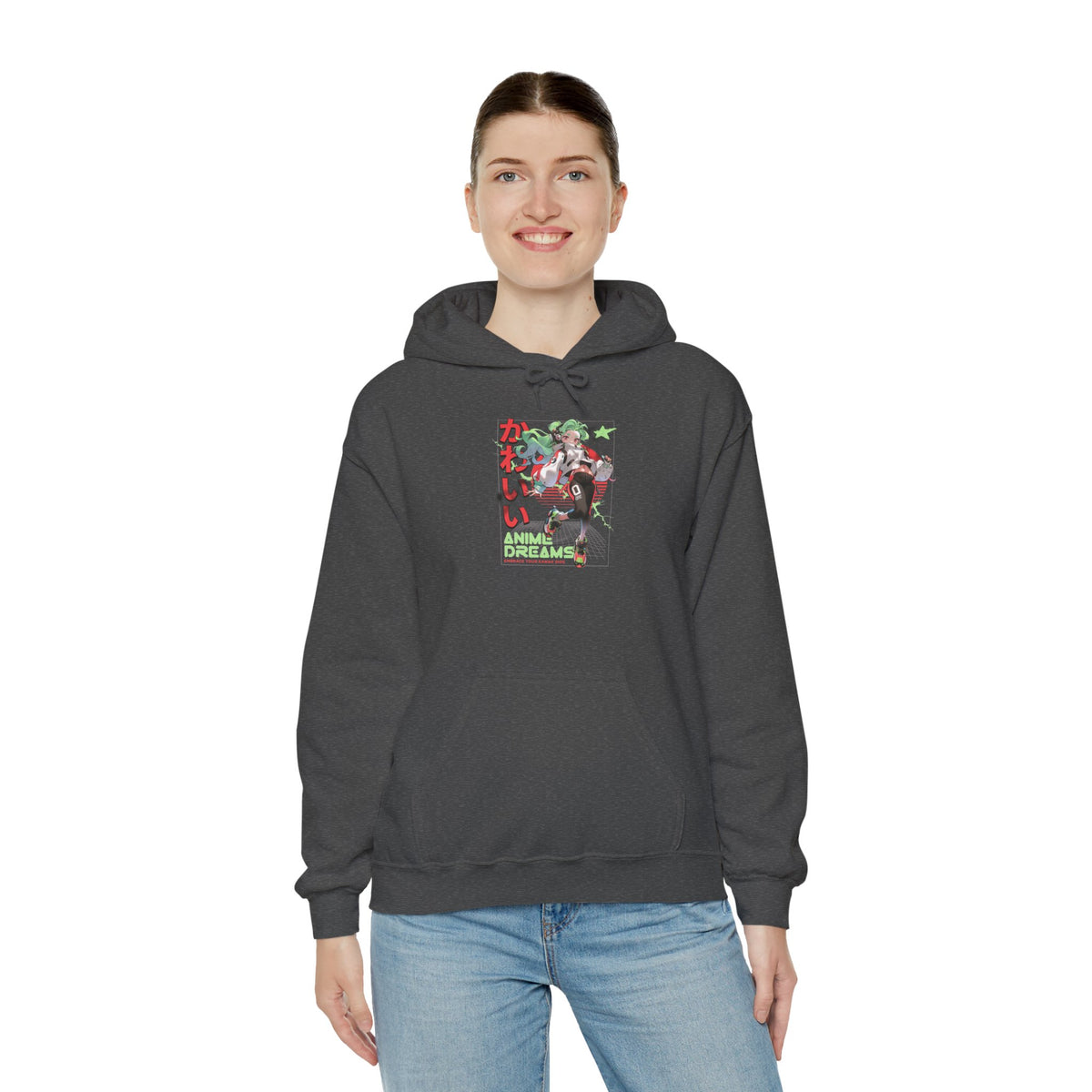 Anime Kawaii Character Hoodie – Cute Japanese Graphic Pullover