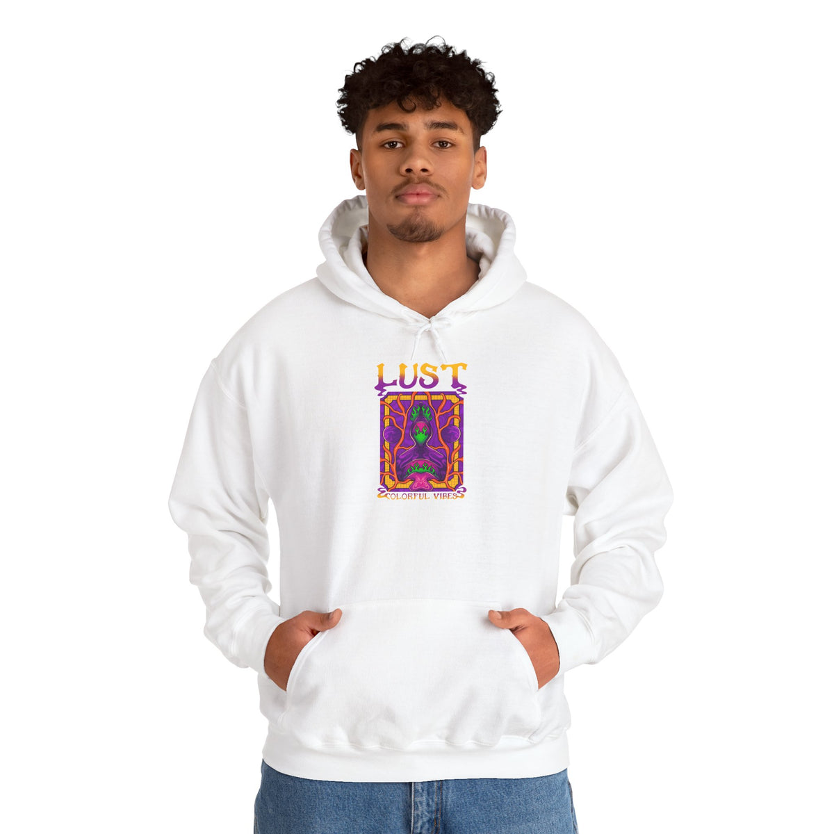 Lust Tarot Hoodie — Psychedelic Arcana Graphic Pullover