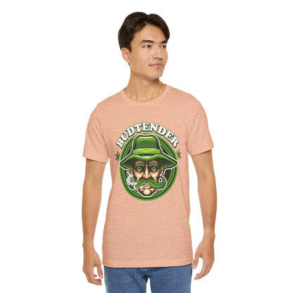 Budtender Graphic Tee – Retro Smoking Stoner Design