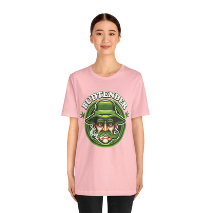 Budtender Graphic Tee – Retro Smoking Stoner Design
