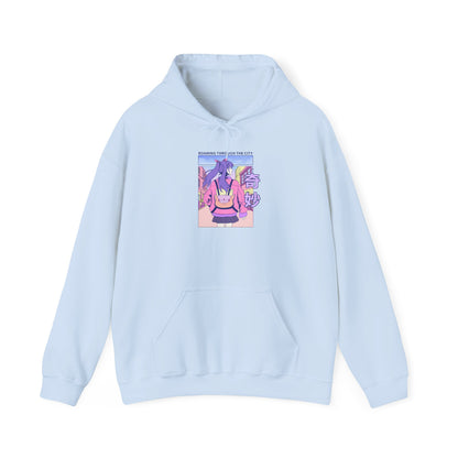 Anime Bunny Hoodie — Pastel Vaporwave Eeyore-Inspired Graphic