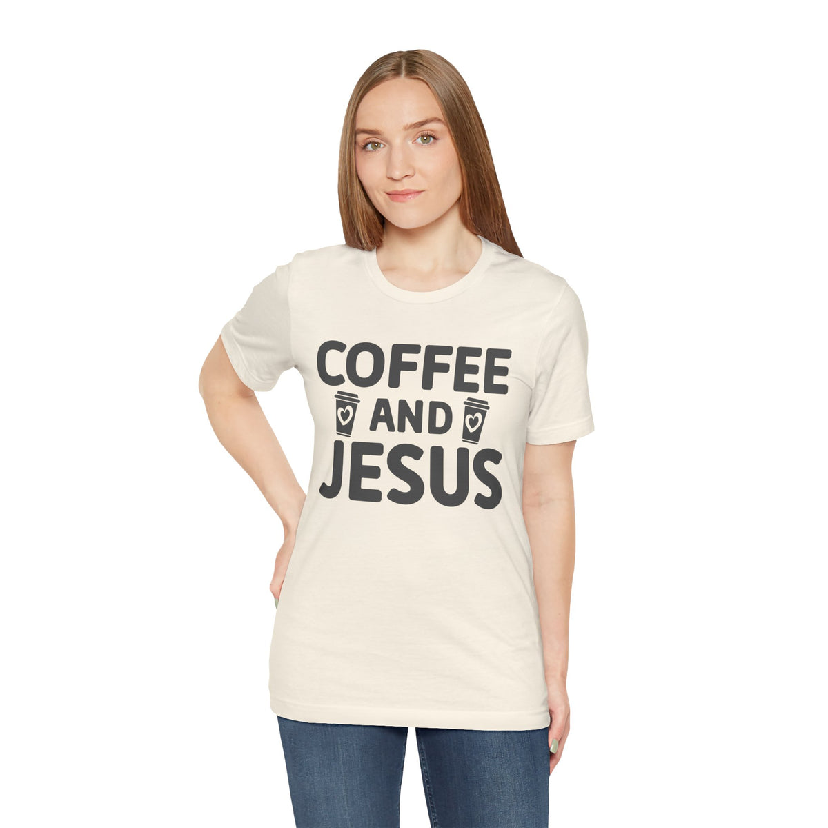 Coffee and Jesus T-Shirt — Christian Faith Graphic Tee