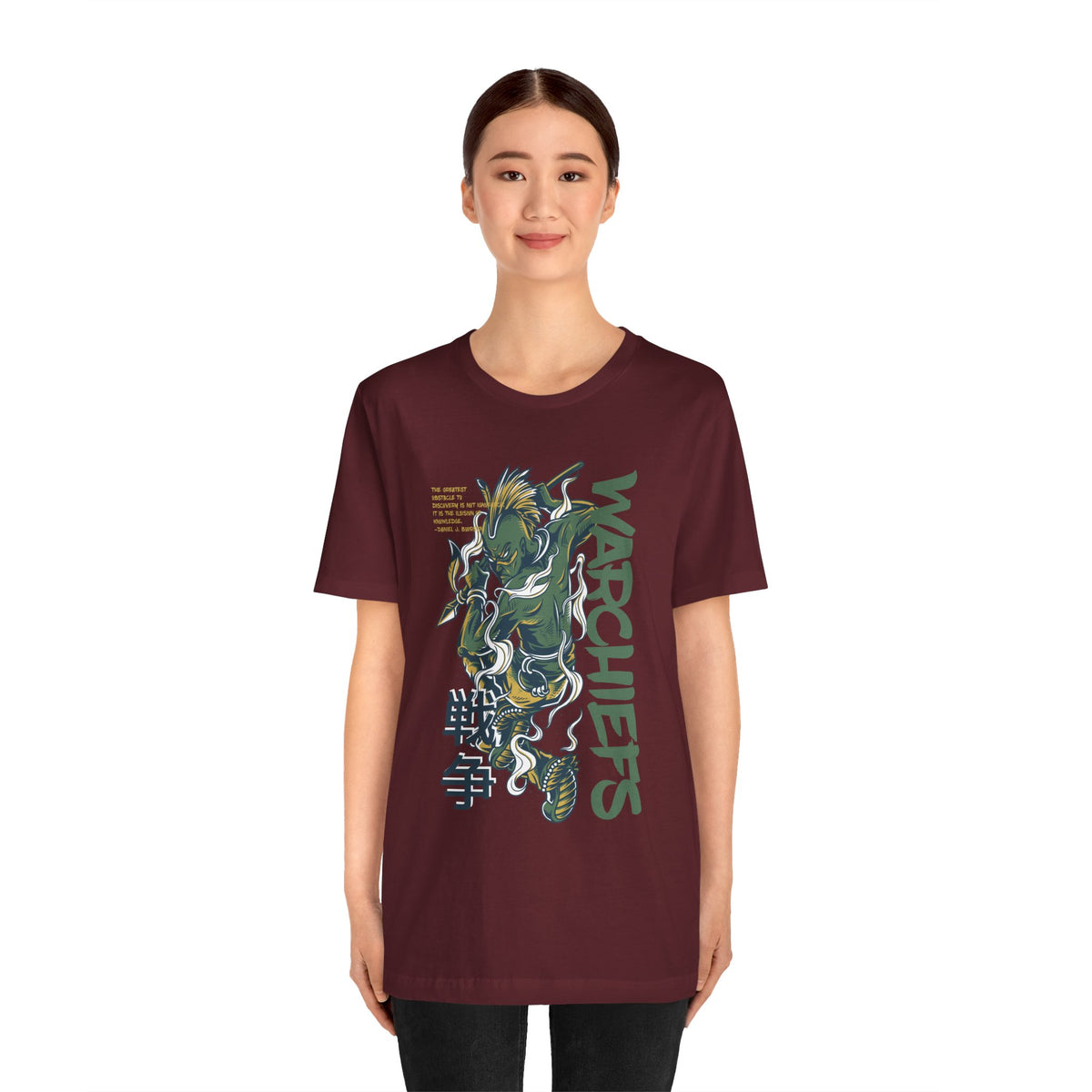 Marchiefs Warrior Tee — Japanese-Style Ninja Graphic Shirt
