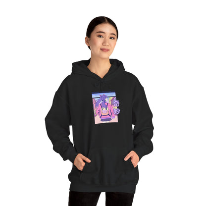 Anime Bunny Hoodie — Pastel Vaporwave Eeyore-Inspired Graphic