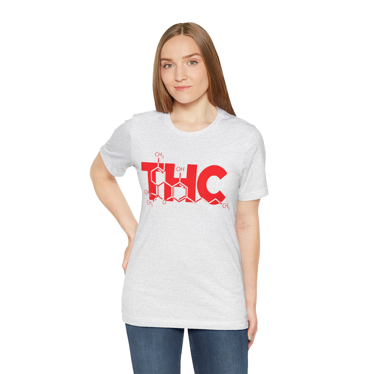 THC Molecule T-Shirt — Chemistry Graphic Cannabis Tee