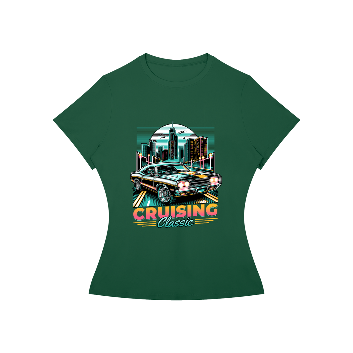 Cruising Classic Women’s Slim-Fit Graphic Tee