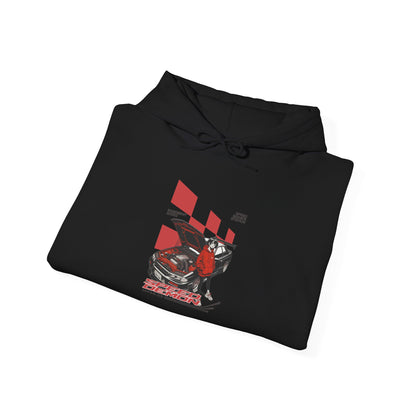 Racing Motorcycle Hoodie – Red Sport Bike Graphic Sweatshirt