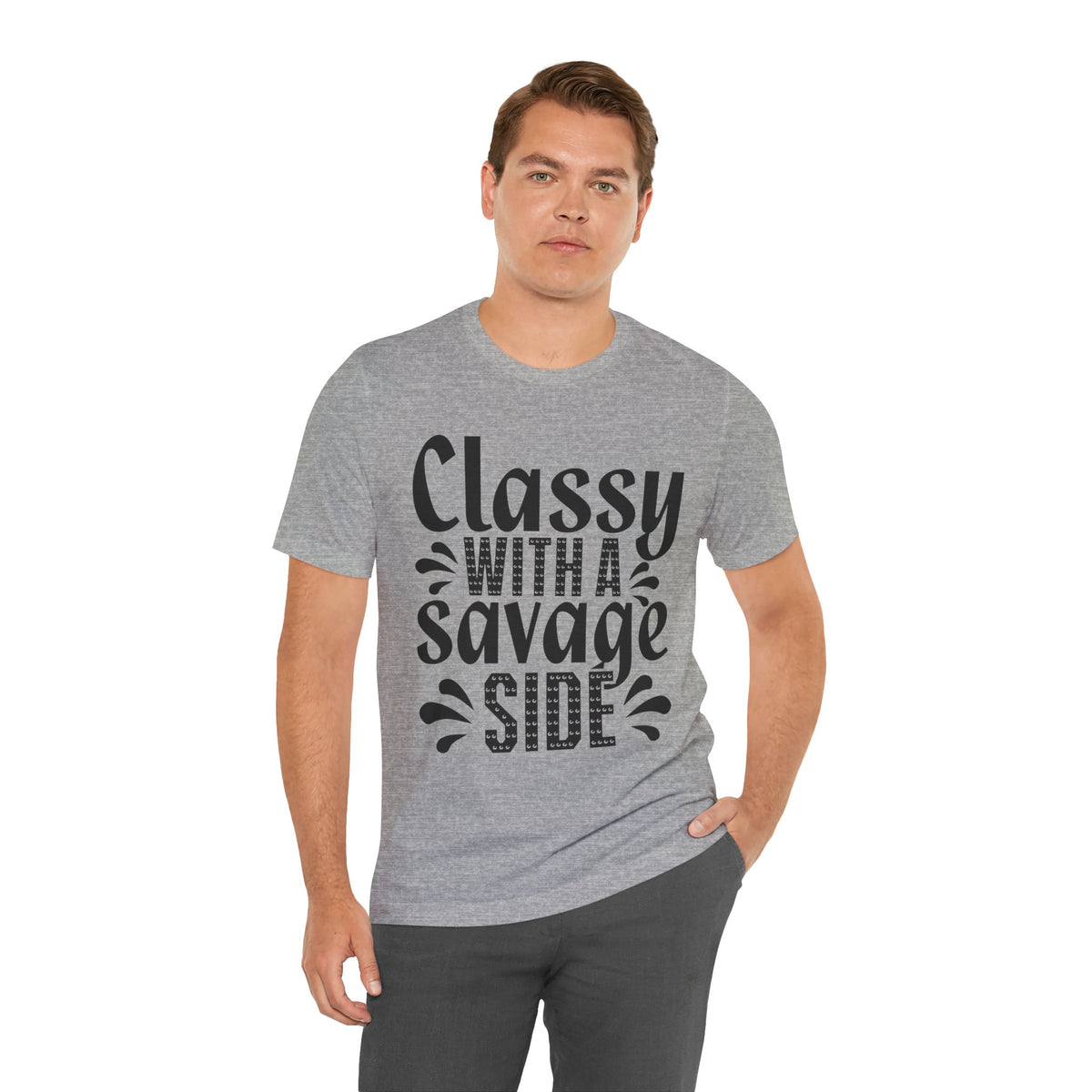 Classy With A Savage Side T-Shirt — Funny Sassy Graphic Tee for Women