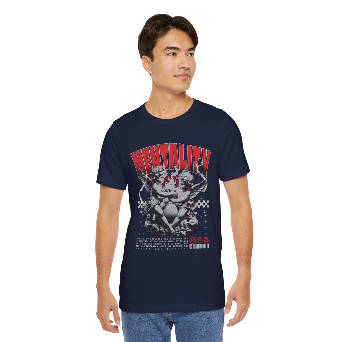 Mentality Graphic Tee — Vintage Cherub Skate Art Shirt