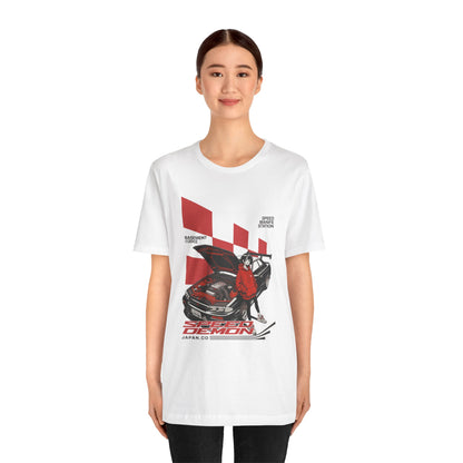 JDM Demon Street Racing T‑Shirt — Retro Car Anime Graphic Tee