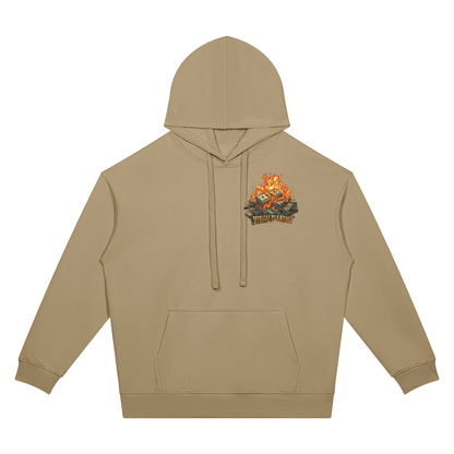 Dice Game Two-Sided Graphic Drop Shoulder Hoodie