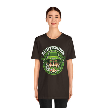 Budtender Graphic Tee – Retro Smoking Stoner Design
