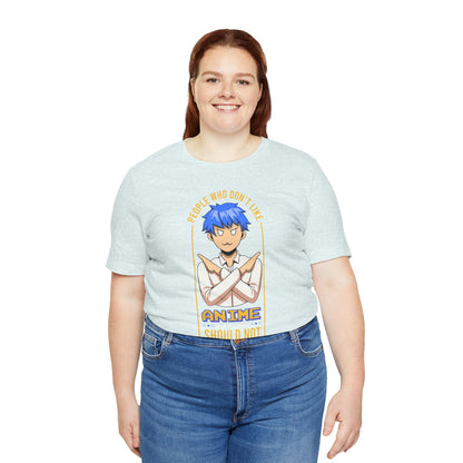 Anime Skeptic T‑Shirt — "People Who Don’t Like Anime Should Not Be Trusted" Graphic Tee