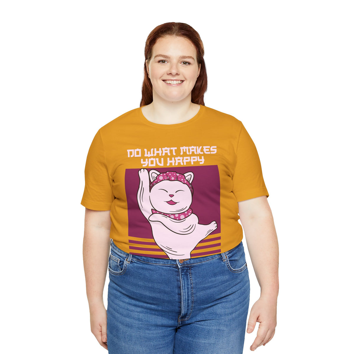 Do What Makes You Happy Cat Tee