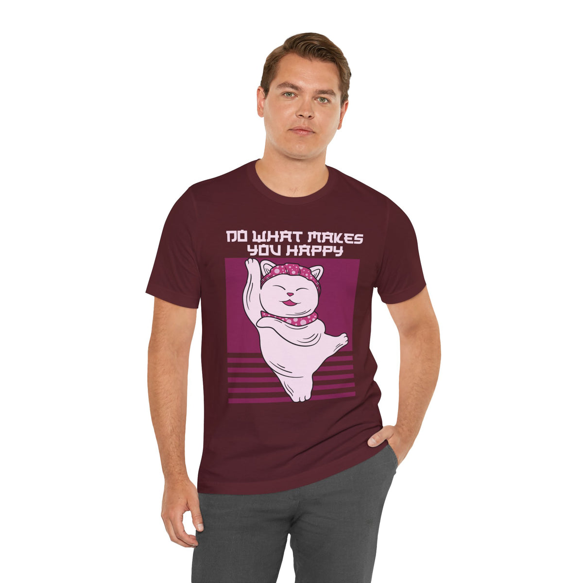Do What Makes You Happy Cat Tee