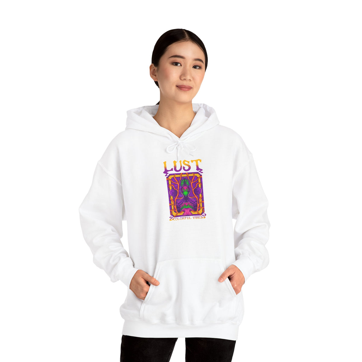 Lust Tarot Hoodie — Psychedelic Arcana Graphic Pullover