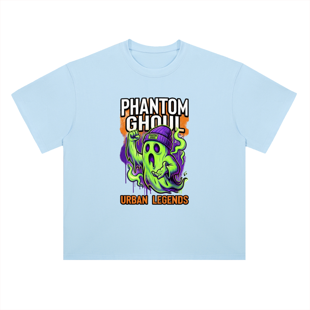 Phantom Ghouls Urban Legends Graphic Drop Shoulder Tee