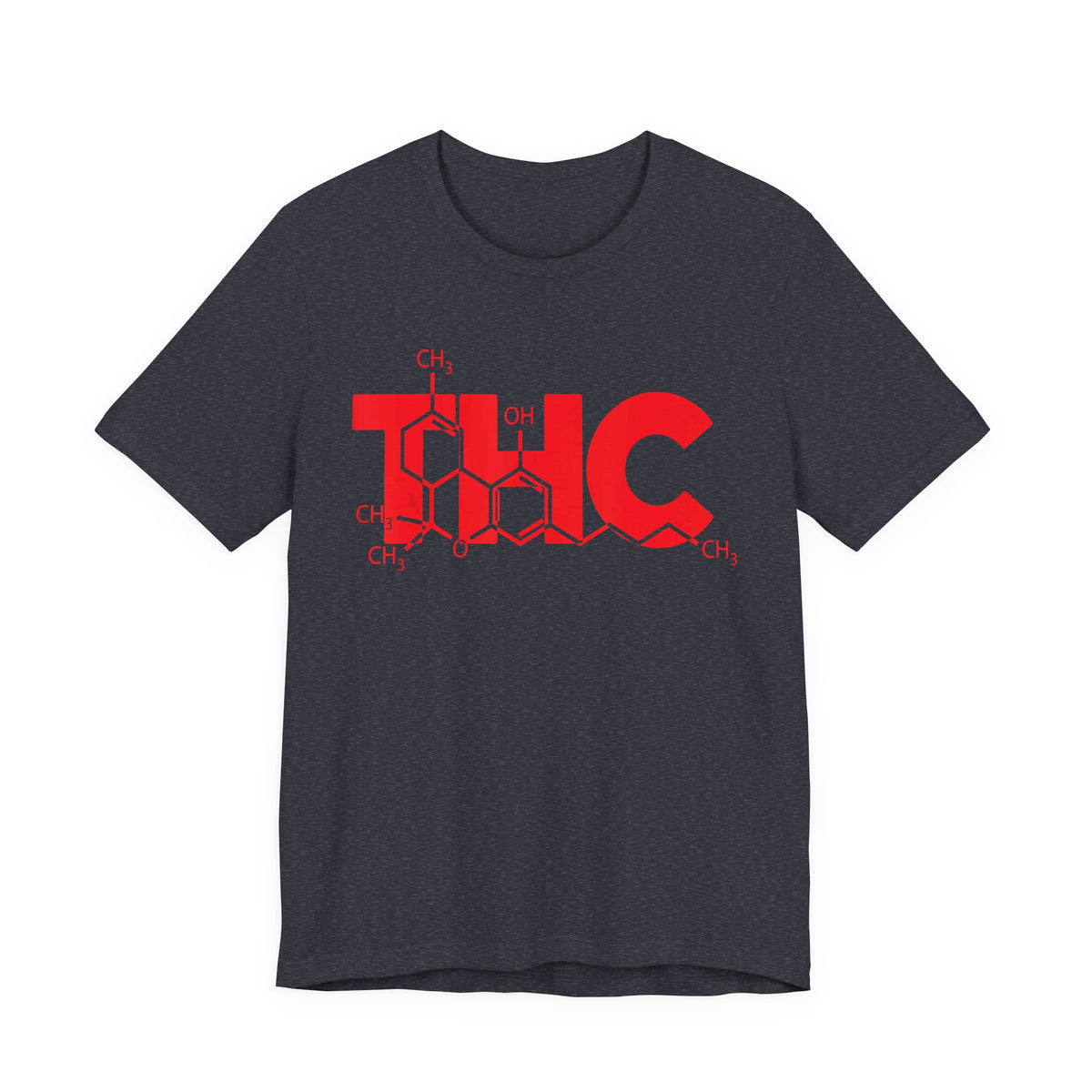THC Molecule T-Shirt — Chemistry Graphic Cannabis Tee