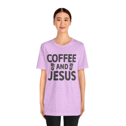 Coffee and Jesus T-Shirt — Christian Faith Graphic Tee