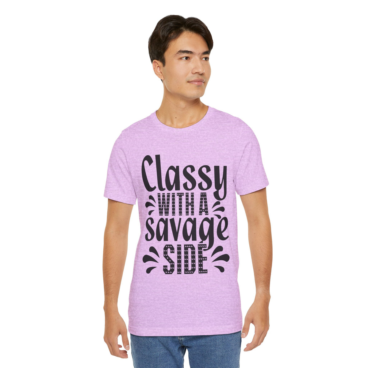 Classy With A Savage Side T-Shirt — Funny Sassy Graphic Tee for Women