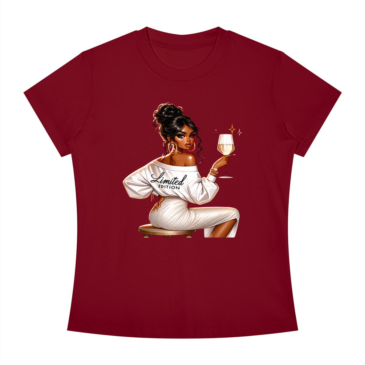 Limited Edition Champagne Woman Women’s Slim-Fit Tee