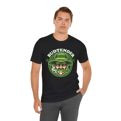 Budtender Graphic Tee – Retro Smoking Stoner Design