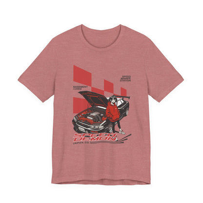JDM Demon Street Racing T‑Shirt — Retro Car Anime Graphic Tee