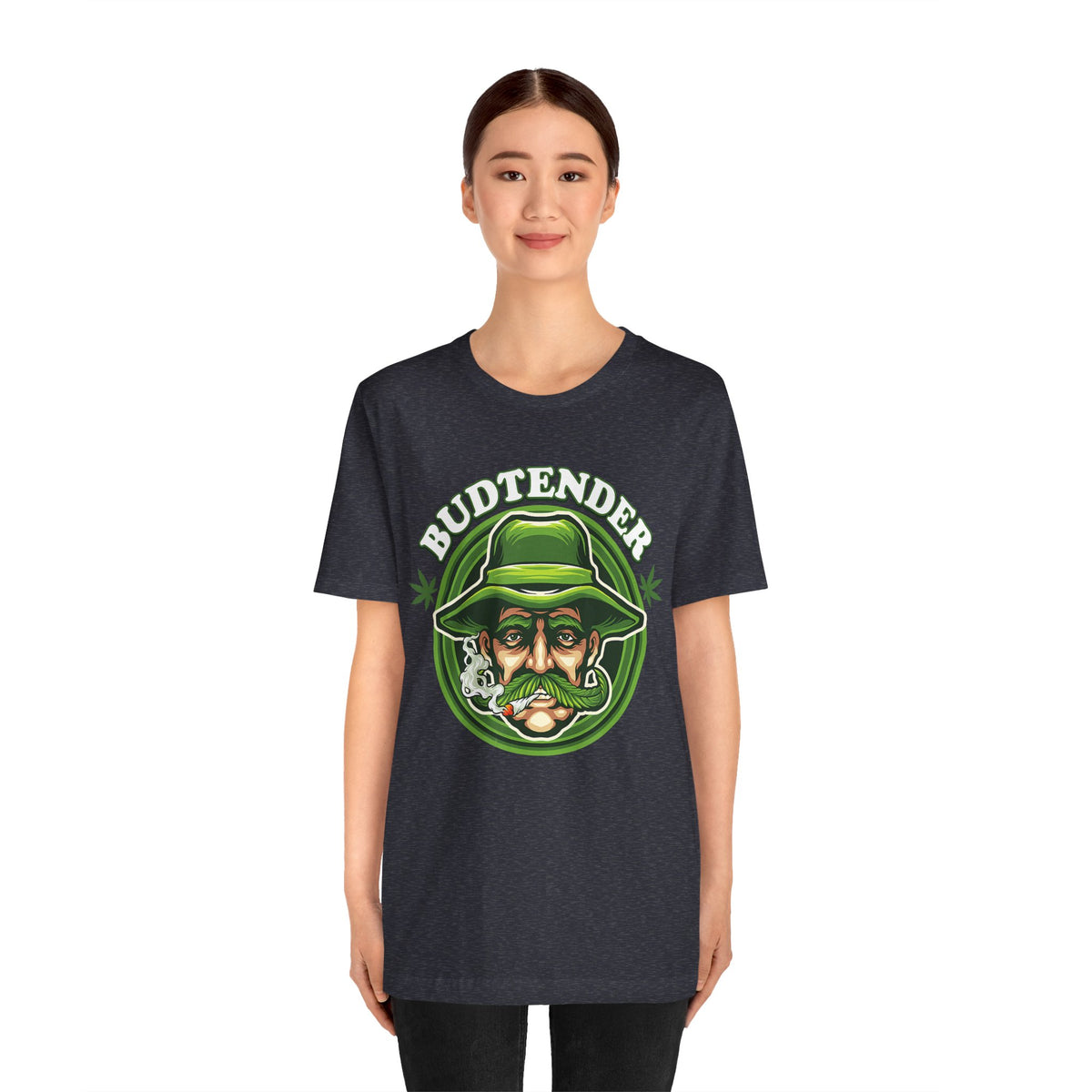 Budtender Graphic Tee – Retro Smoking Stoner Design
