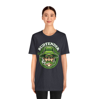 Budtender Graphic Tee – Retro Smoking Stoner Design