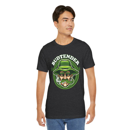Budtender Graphic Tee – Retro Smoking Stoner Design
