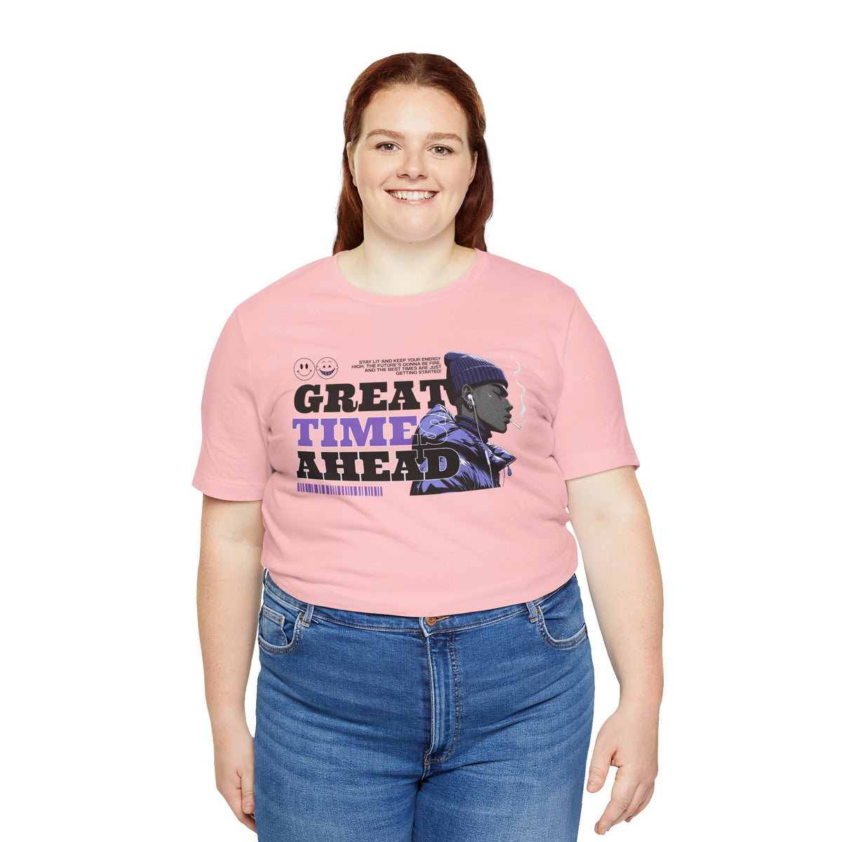 Great Times Ahead Graphic Tee — Motivational Streetwear T‑Shirt