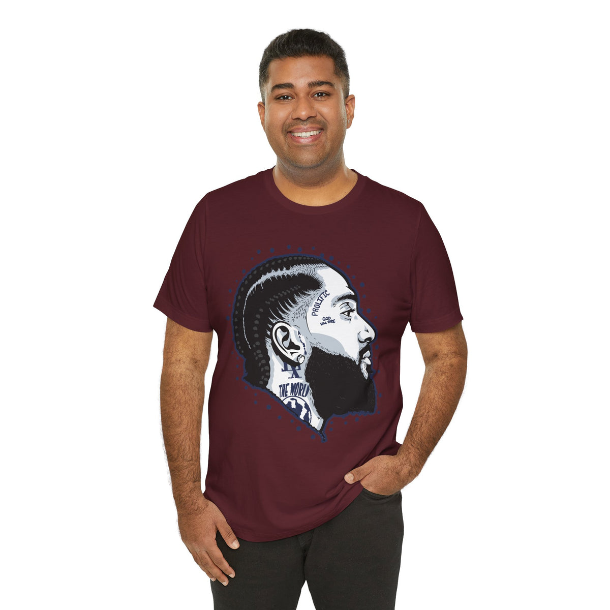 NIP HUSSLE PROLIFIC HIP HOP ARTIST GRAPHIC T SHIRT