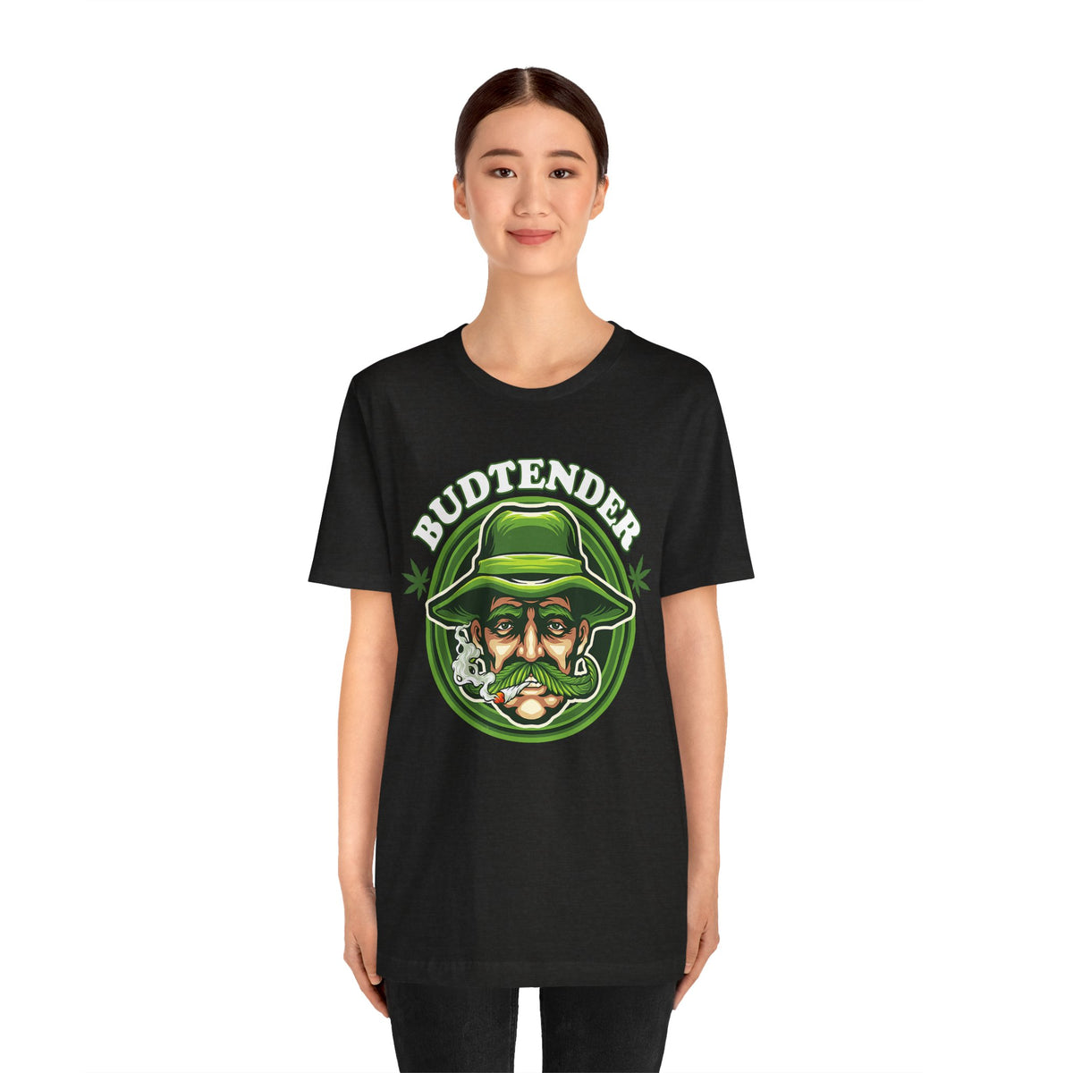 Budtender Graphic Tee – Retro Smoking Stoner Design