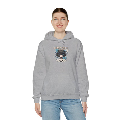 Anime Catgirl Hoodie — "Midnight" Kawaii Graphic Pullover