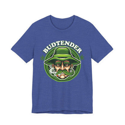 Budtender Graphic Tee – Retro Smoking Stoner Design
