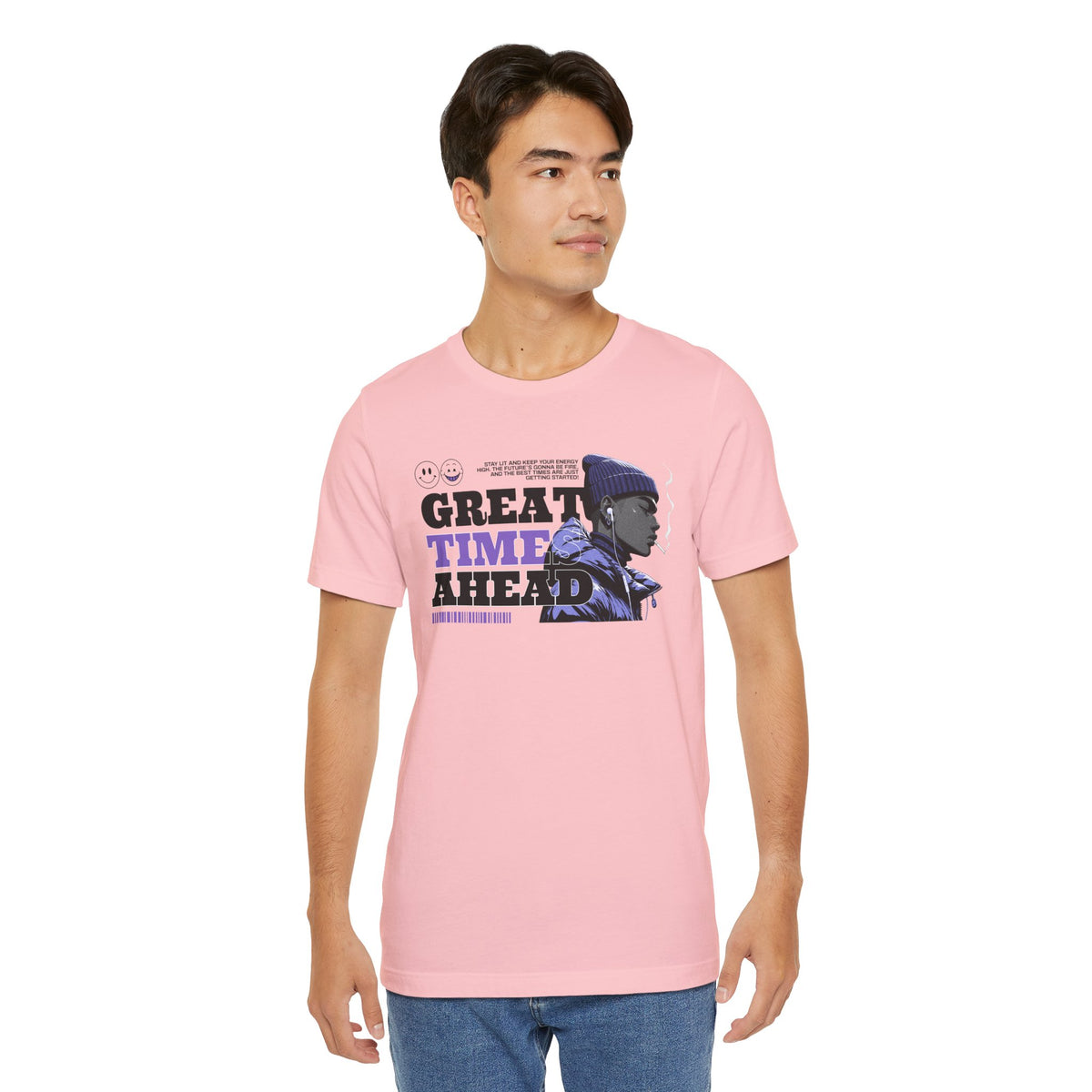 Great Times Ahead Graphic Tee — Motivational Streetwear T‑Shirt