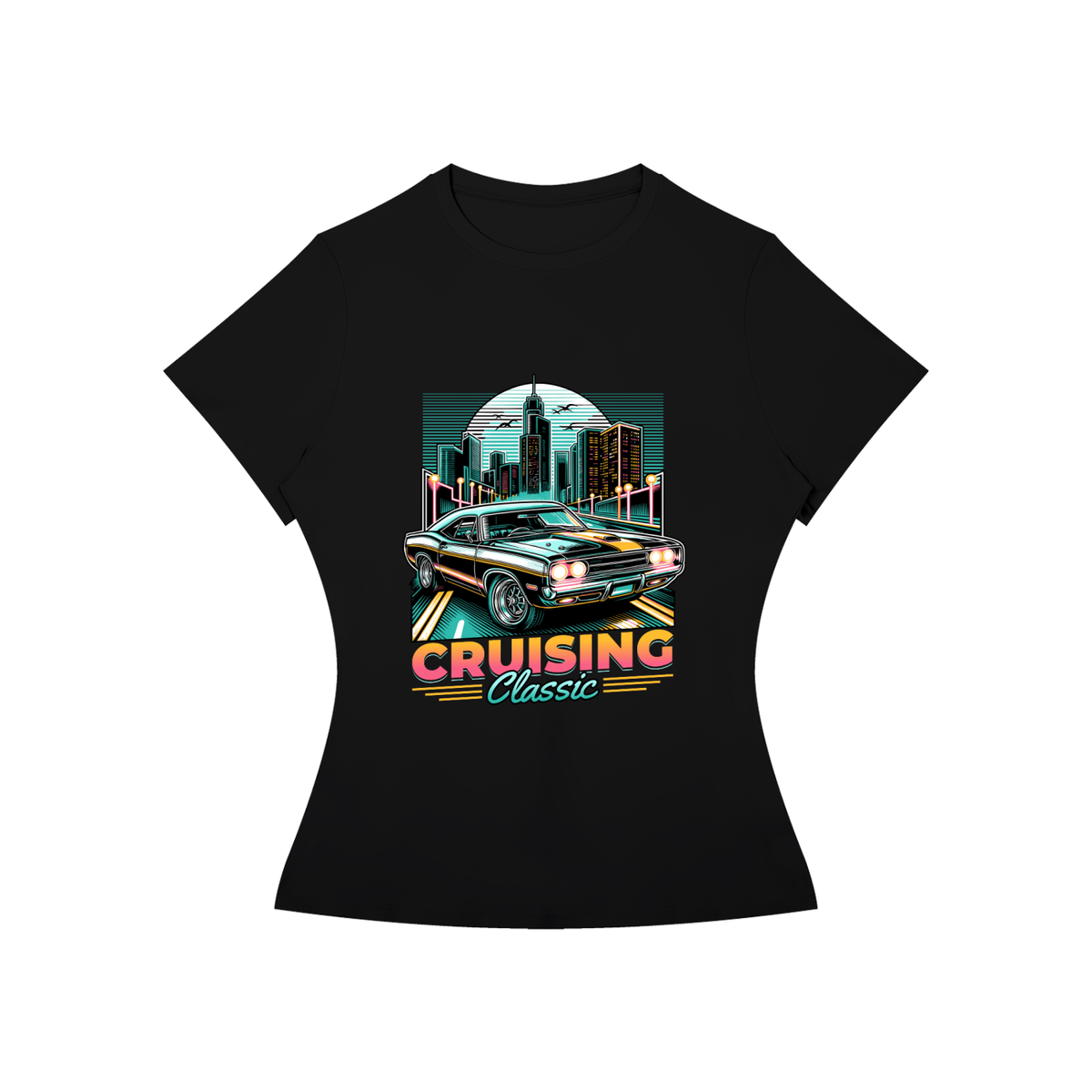 Cruising Classic Women’s Slim-Fit Graphic Tee