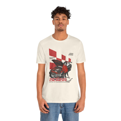 JDM Demon Street Racing T‑Shirt — Retro Car Anime Graphic Tee