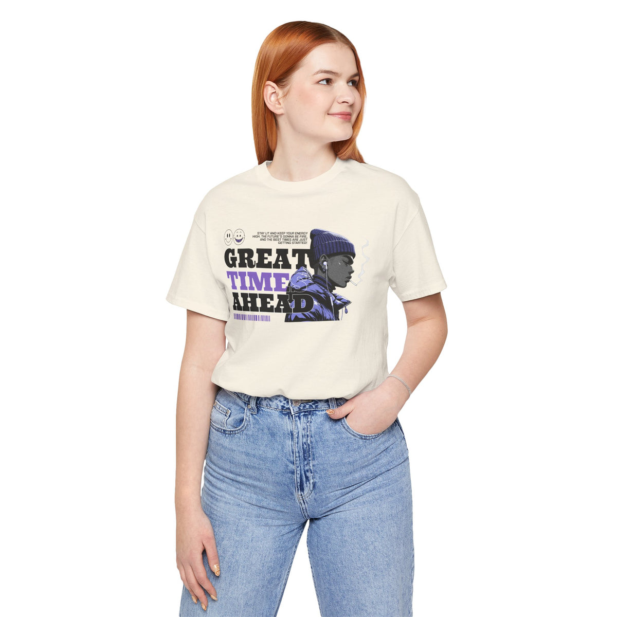 Great Times Ahead Graphic Tee — Motivational Streetwear T‑Shirt