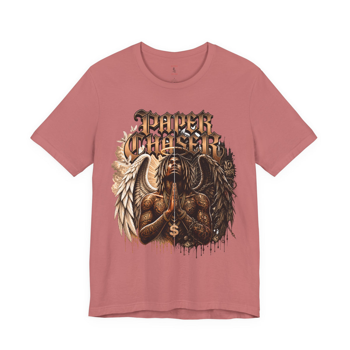 Graphic Tee — Praying Angel Warrior Design