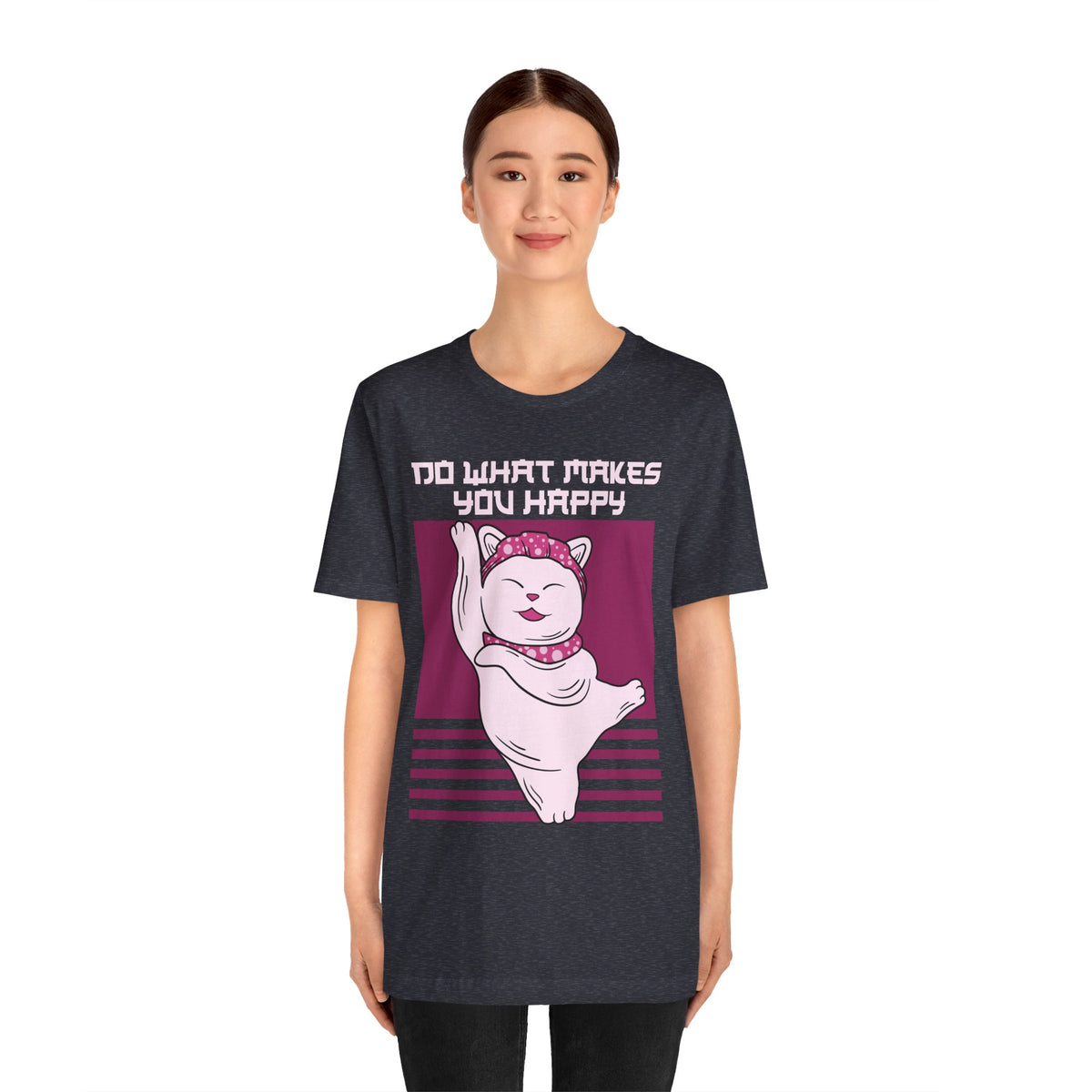 Do What Makes You Happy Cat Tee