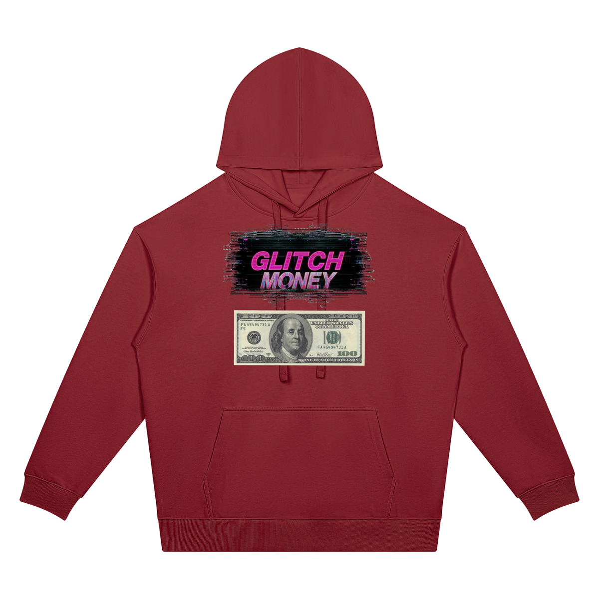 Hustle and Grow Two-sided Graphic Drop Shoulder Hoodie