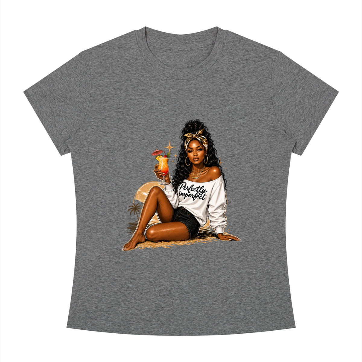 Perfectly Imperfect Women’s Slim-Fit Graphic Tee