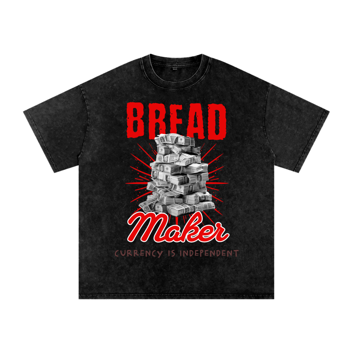 Bread Maker Snow-Washed Cotton Graphic Tee
