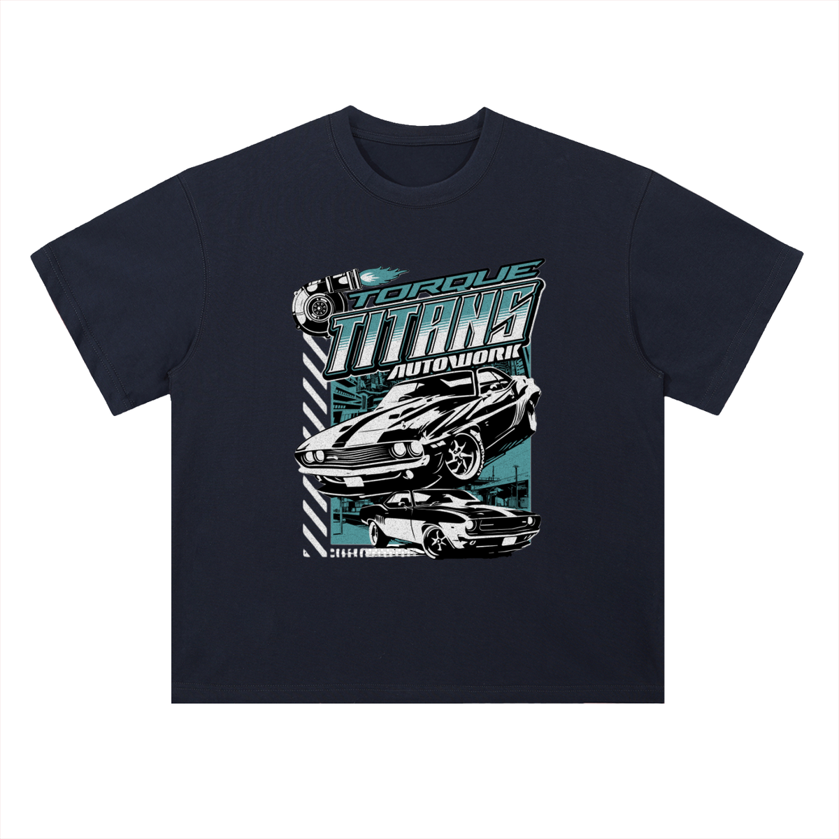 Torque Titans Cotton Graphic Tee