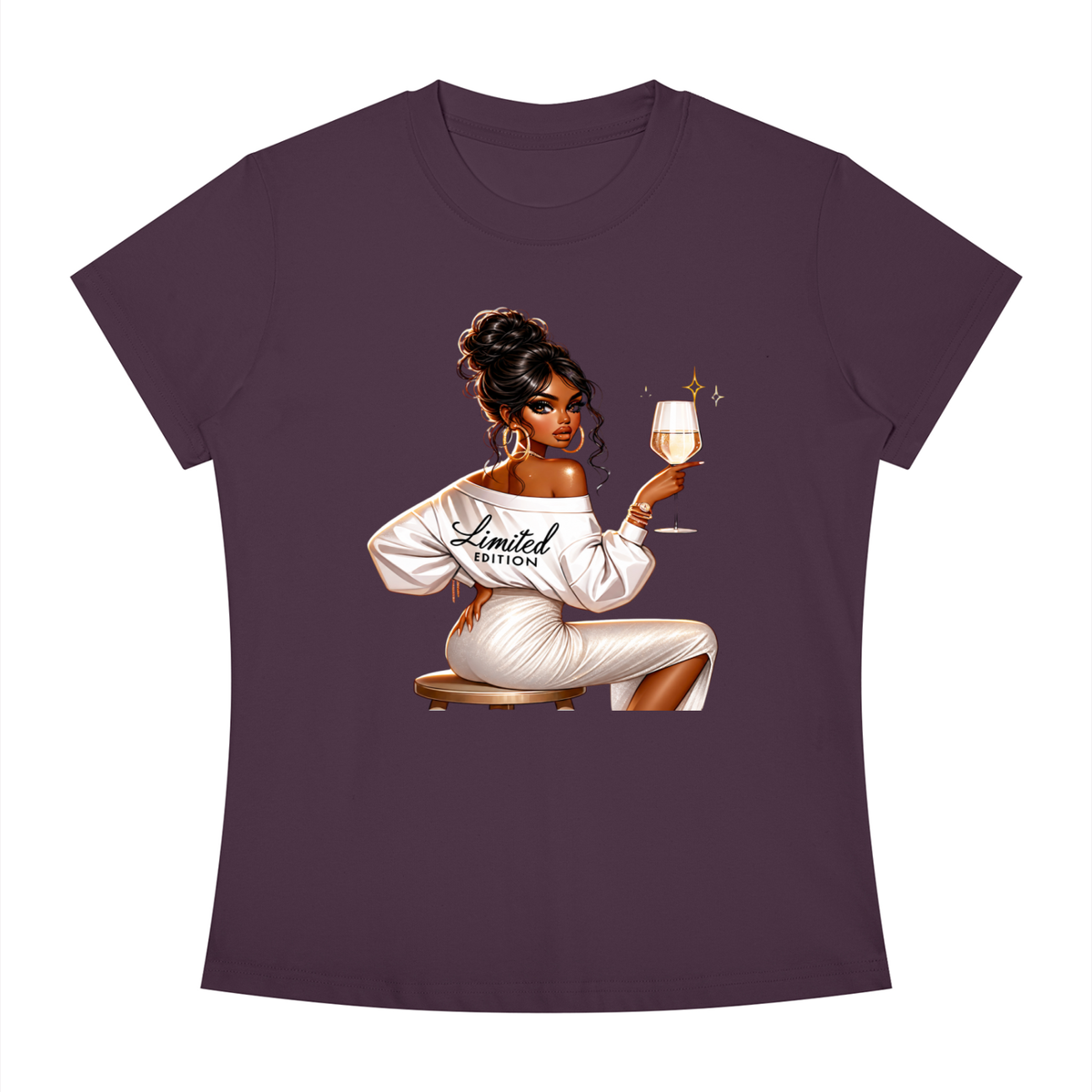 Limited Edition Champagne Woman Women’s Slim-Fit Tee